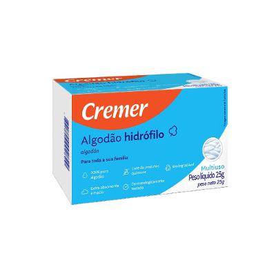 Algodão Cremer Caixa 25g