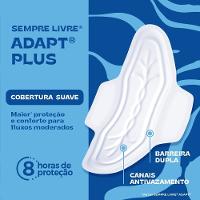 Absorvente Sempre Livre Adapt Plus Suave Com Abas Leve 32 Pague 24 - 3