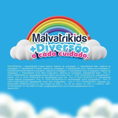 Creme Dental Em Gel Malvatrikids F-infantil 0 A 5 Anos 70g