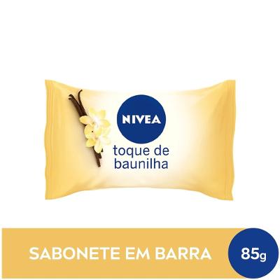 Sabonete Barra Nivea Hidratação Toque De Baunilha 85g