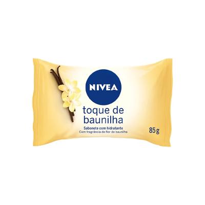 Sabonete Barra Nivea Hidratação Toque De Baunilha 85g