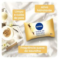 Sabonete Barra Nivea Hidratação Toque De Baunilha 85g - 3