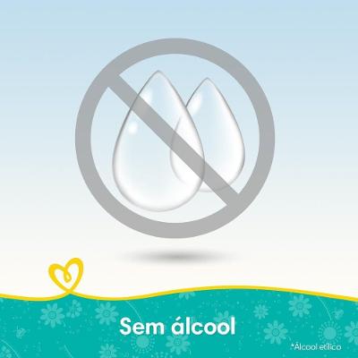 Lenços Umedecidos Pampers Aroma De Camomila Com 48 Unidades