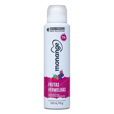 Desodorante Aerossol Monange Frutas Vermelhas 150ml