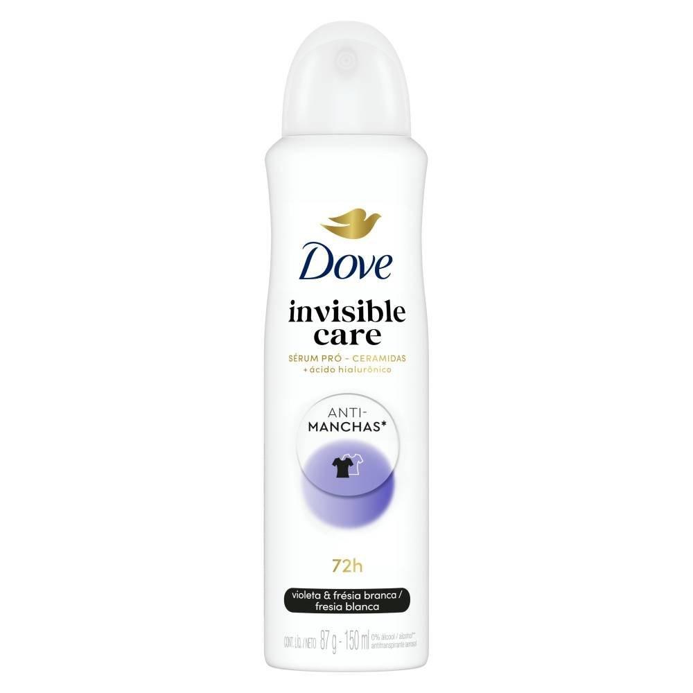 Desodorante Antitranspirante Aerosol Dove Invisible Care 150ml - 2