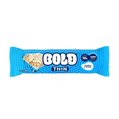Barra De Proteína Bold Thin Cookies & Cream 40g