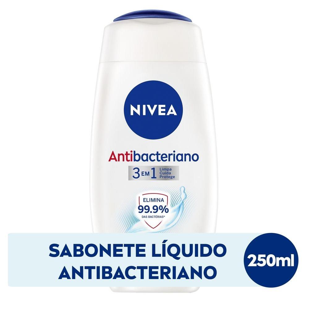 Sabonete Liquido Nivea Antibacteriano 3 Em 1 250ml - 1