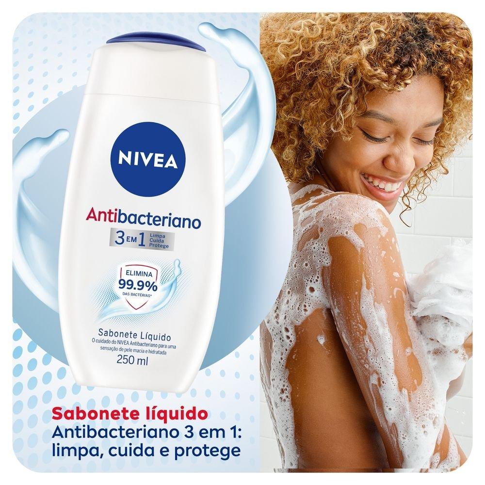 Sabonete Liquido Nivea Antibacteriano 3 Em 1 250ml - 3