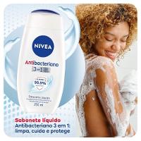 Sabonete Liquido Nivea Antibacteriano 3 Em 1 250ml - 3