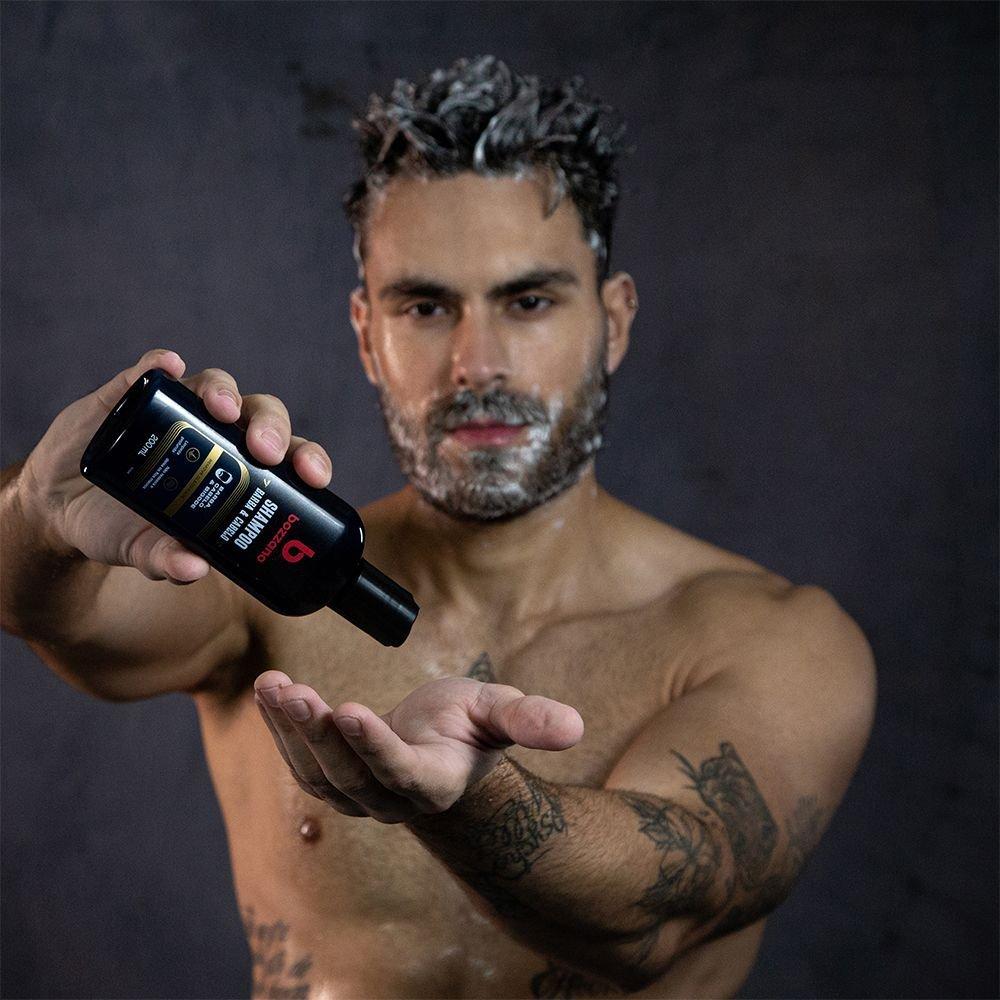 Shampoo Para Barba, Cabelo E Bigode Bozzano 200ml - 4
