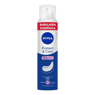 Desodorante Antitranspirante Aerossol Nivea Protect Care 200ml