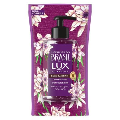 Sabonete Líquido Lux Essências Do Brasil Dama Da Noite 240ml - Refil