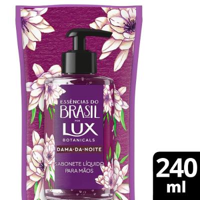 Sabonete Líquido Lux Essências Do Brasil Dama Da Noite 240ml - Refil