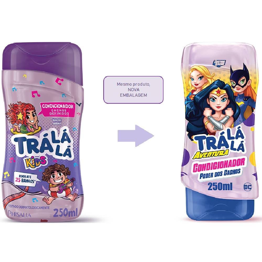 Condicionador Infantil Tra Lá Lá Aventura Poder Do Cachos 250ml - 2