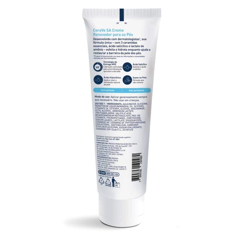 Creme Renovador Para Os Pés Cerave 88g - 2