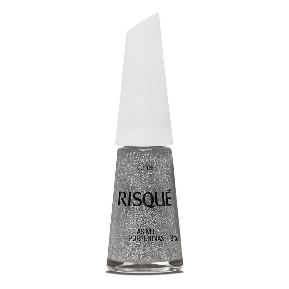 Esmalte Risqué Efeito Glitter As Mil Purpurinas 8ml - 1
