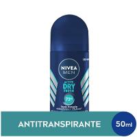 Desodorante Antitranspirante Nivea Men Roll On Dry Fresh 50ml - 1