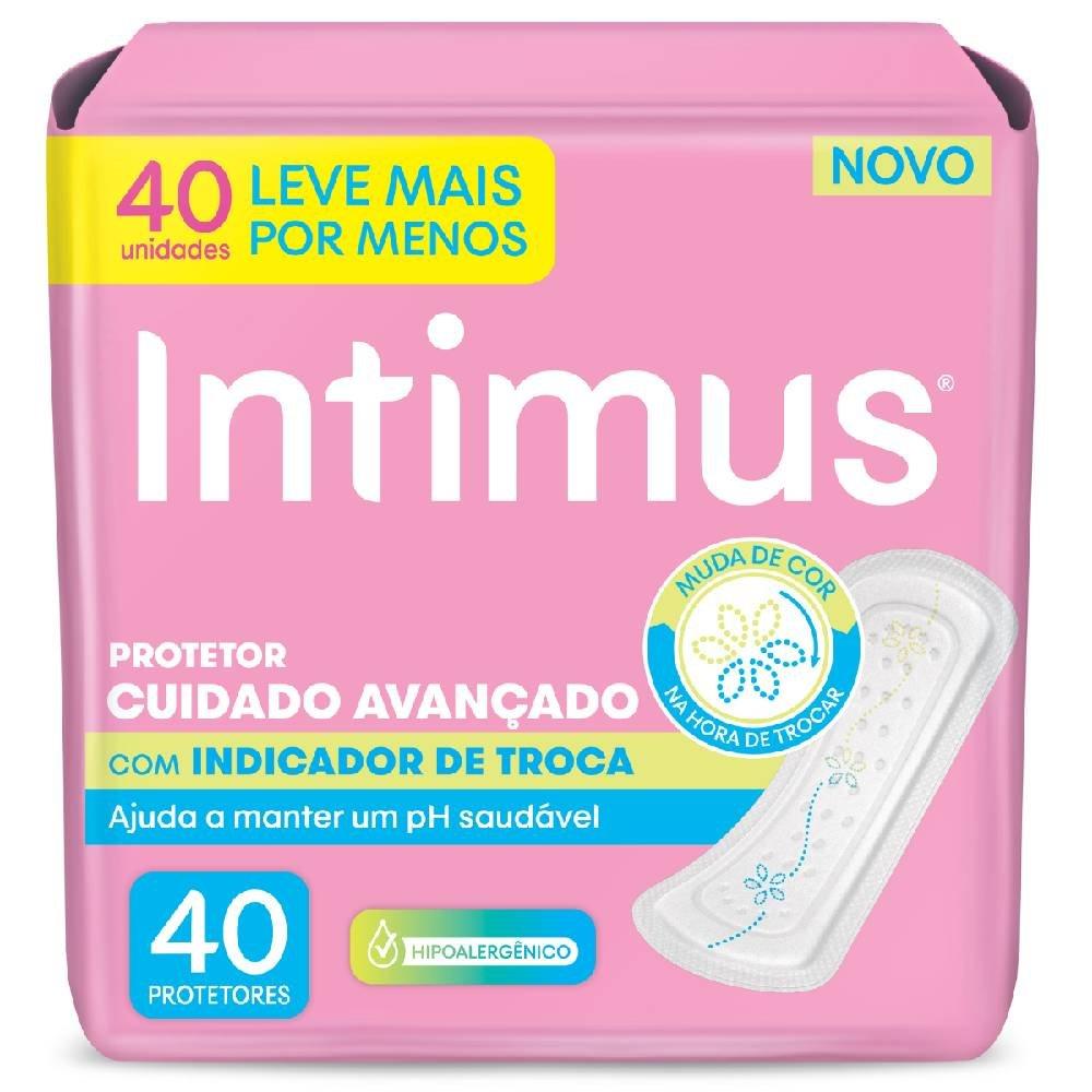 Protetor Diário Intimus Com Indicador De Troca - 40 Unidades - 1