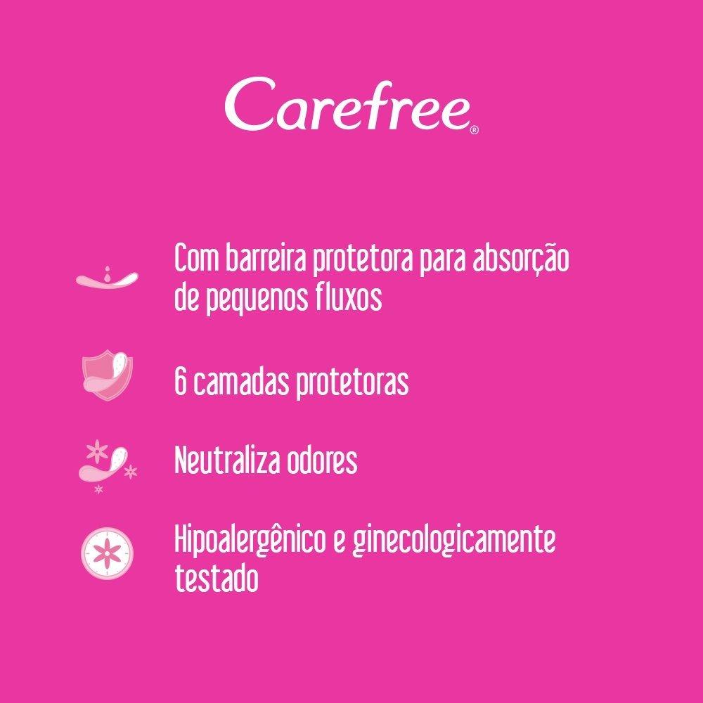 Carefree Protetor Diário Proteção Com Fragrância 80 Unidades - 4