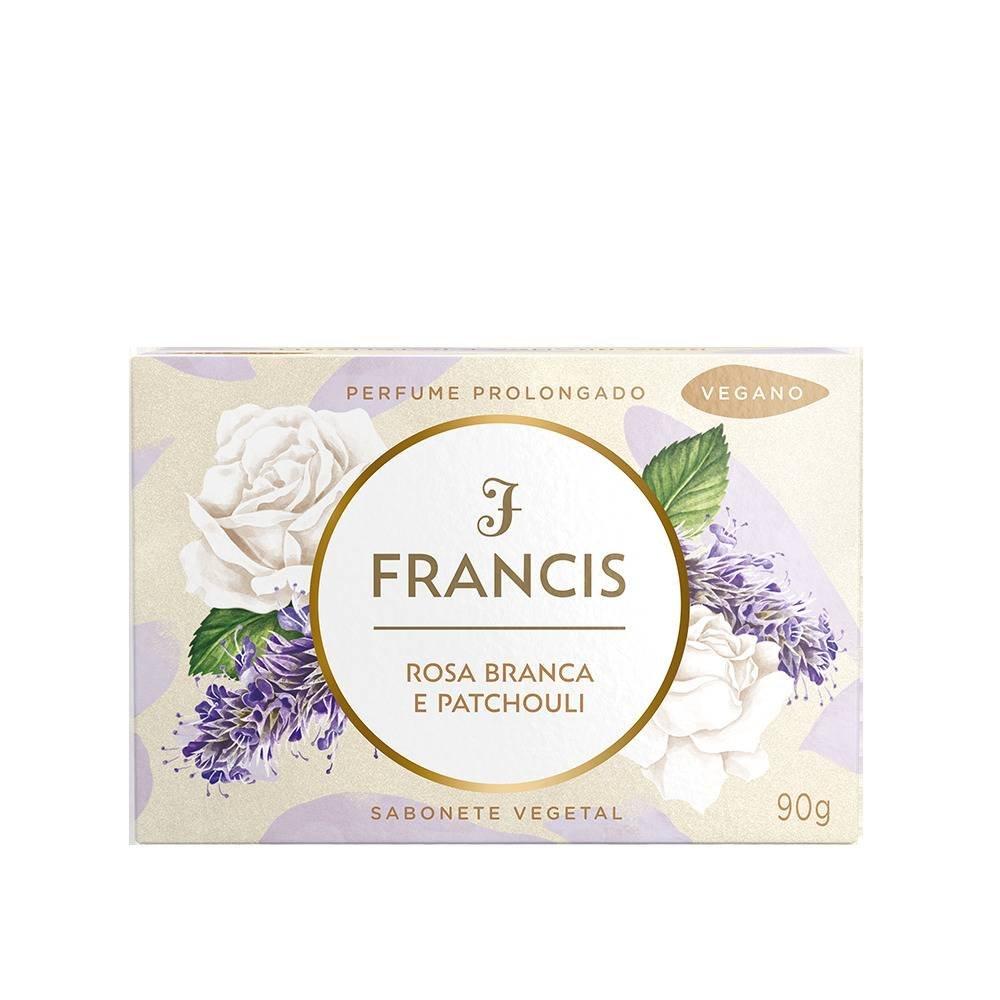 Sabonete Barra Francis Classico Rosa Branca E Patchouli 90g - 1