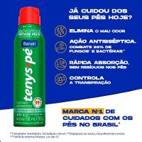 Tenys Pé Desodorante Para Os Pés Jato Seco Canforado 92g - 2
