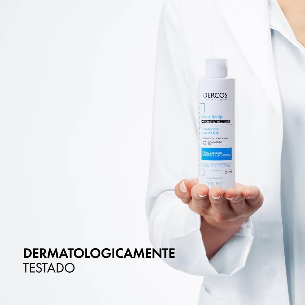 Shampoo Anticaspa Vichy Dercos Sensi Scalp Calmante 200ml - 4