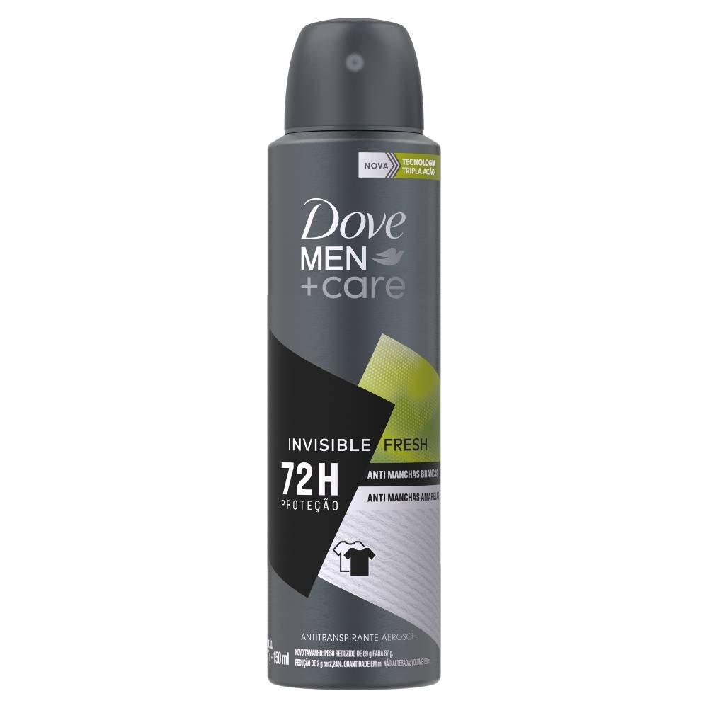 Desodorante Aerossol Dove Men+care Invisible Fresh 72h 150ml - 4