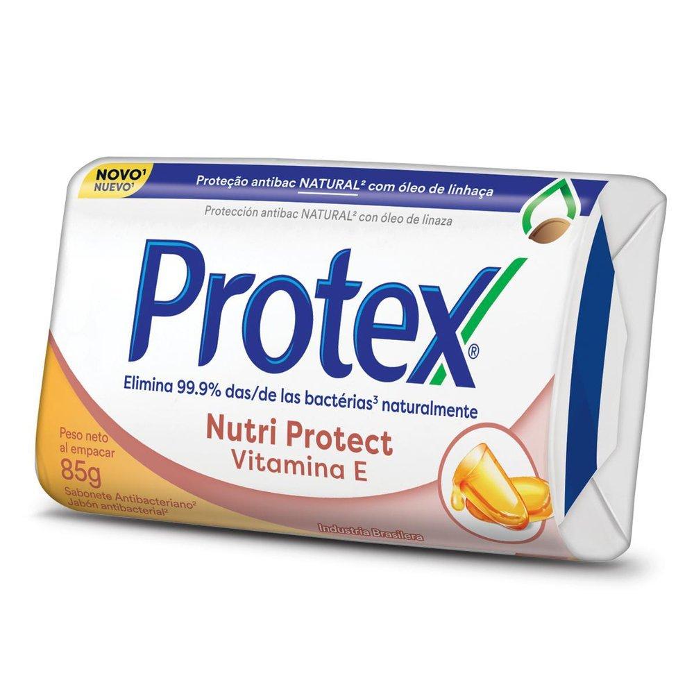 Sabonete Antibacteriano Em Barra Protex Nutri Protect Vitamina E 85g - 1