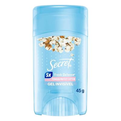 Desodorante Em Gel Secret Algodão 45g