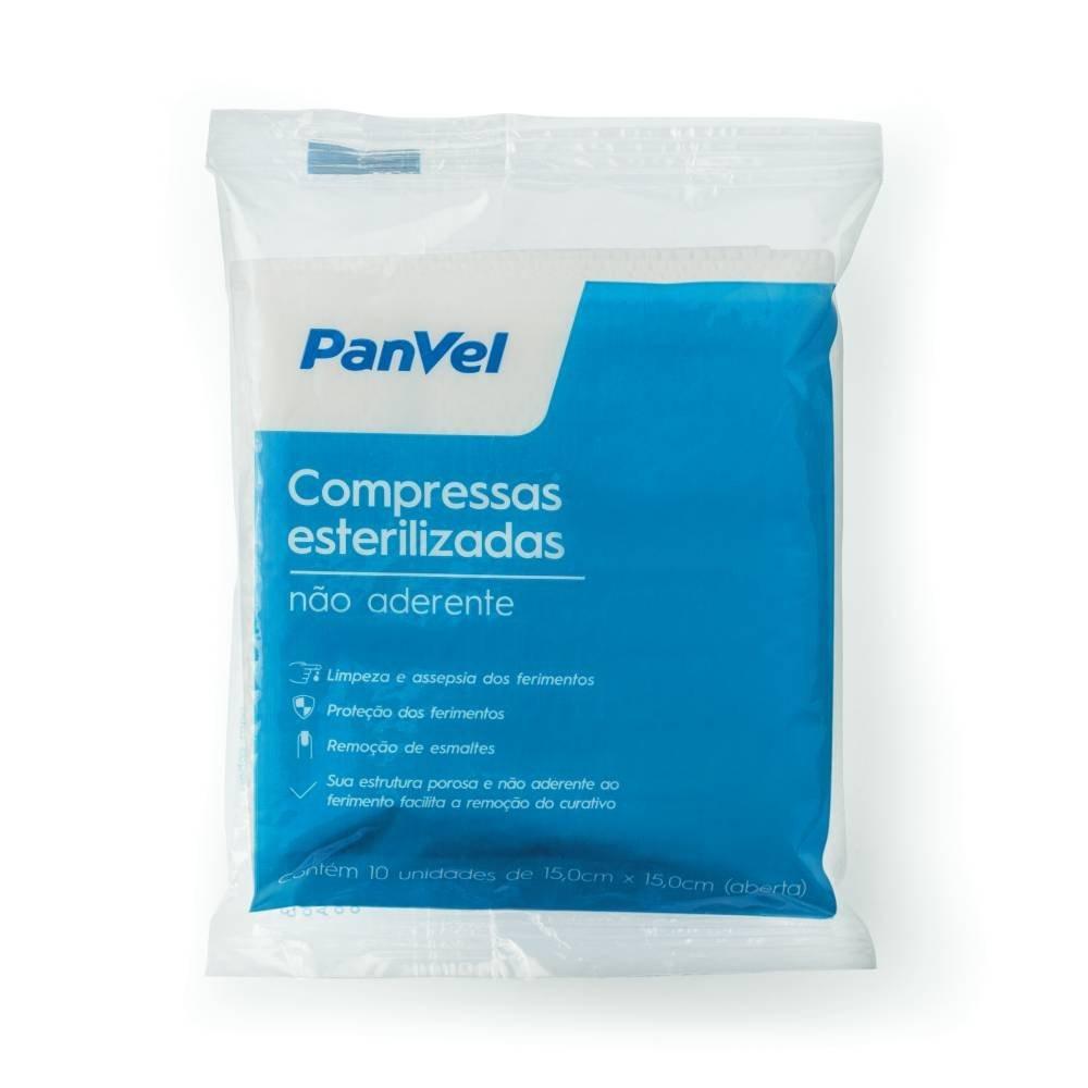 Compressa Esterilizada Panvel 15cmx15cm - 10 Unidades - 1