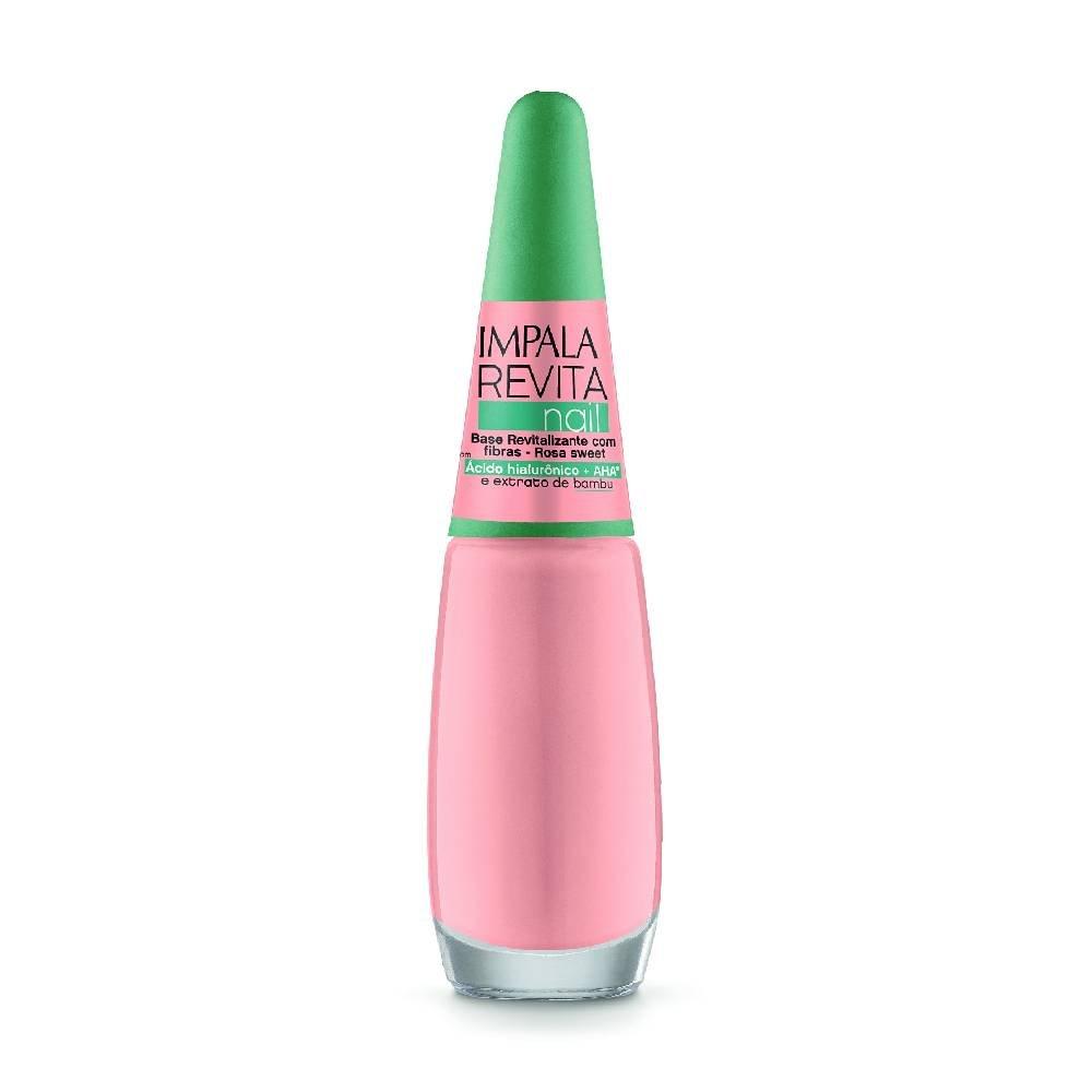 Base Impala Revitalizante Com Fibras Rosa Sweet 8ml - 1