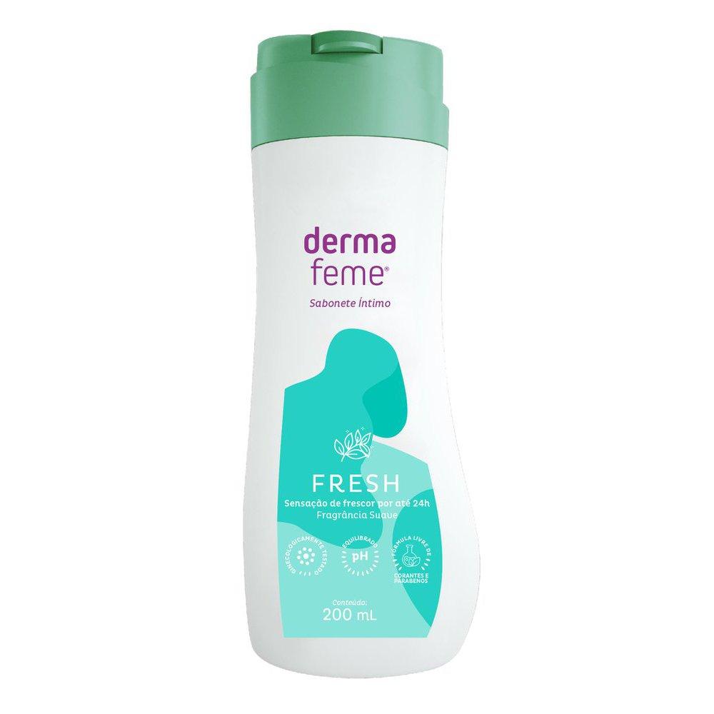 Kit Sabonete Líquido Intimo Dermafeme Fresh 200ml Com 2 Unidades - 2