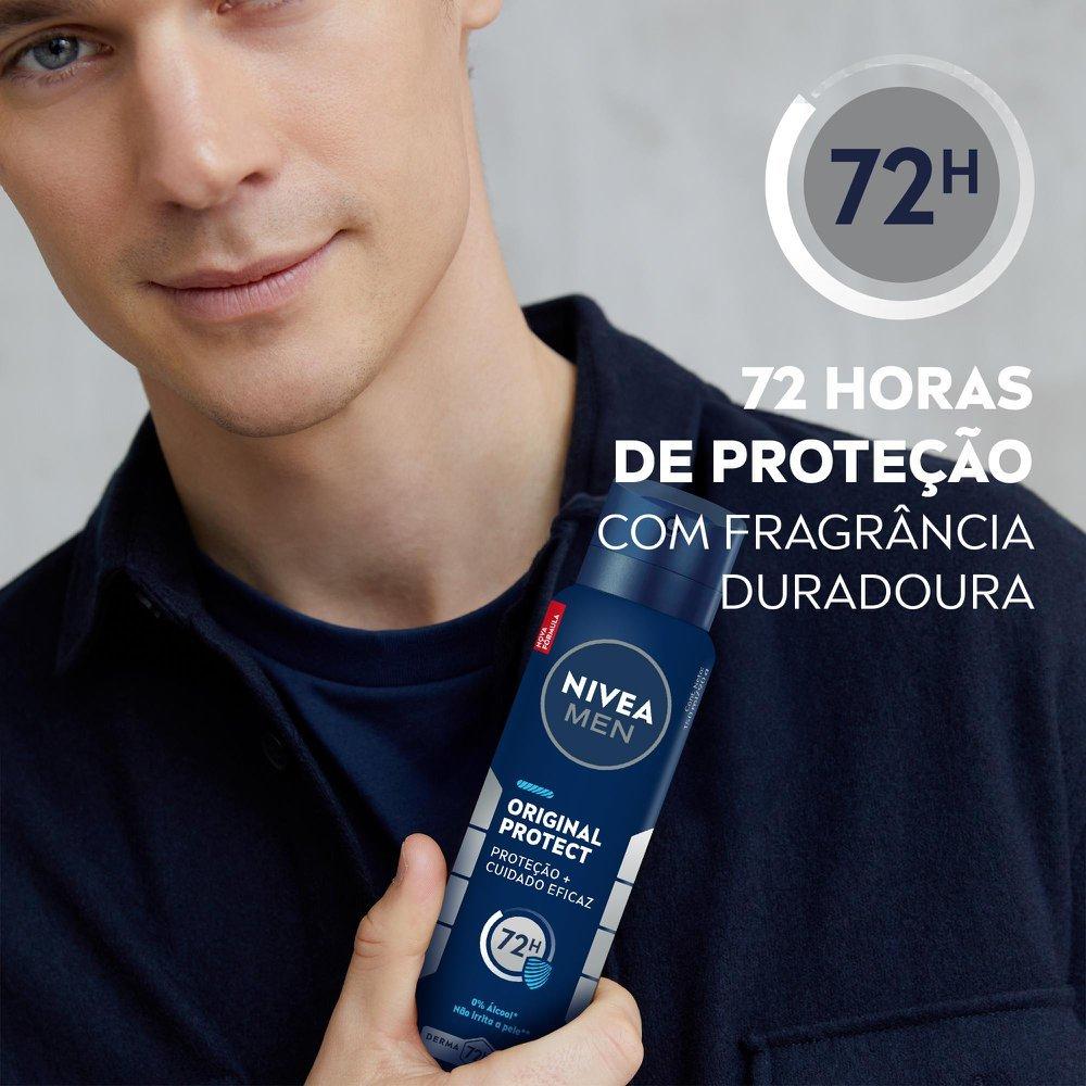 Desodorante Antitranspirante Aerossol Nivea Men Original Protect 150ml - 11