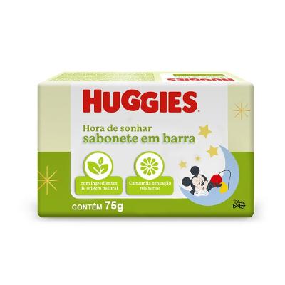 Sabonete Em Barra Infantil Huggies Hora De Sonhar Para Bebê 75g