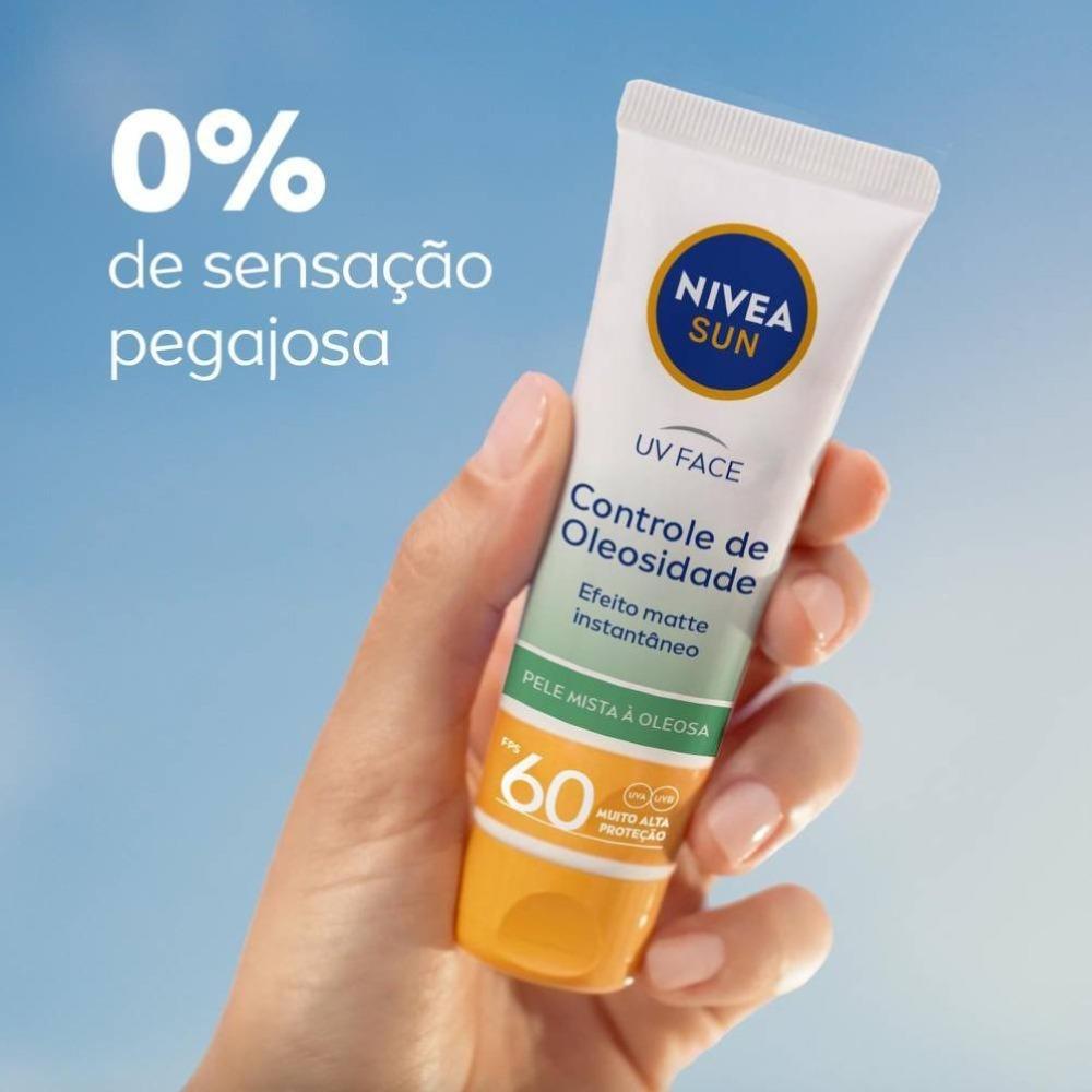 Protetor Solar Facial Uv Face Controle De Oleosidade Nivea Sun Fps60 50ml - 16