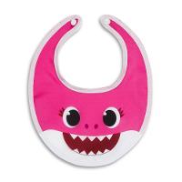 Babador Baby Go Baby Shark Rosa E Amarelo Com 2 Unidades - 3