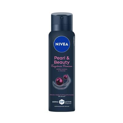 Desodorante Antitranspirante Nivea Aerossol Pearl & Beauty Fragrância Premium 150ml