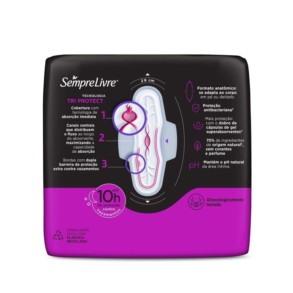Absorvente Externo Nortuno Sempre Livre Adapt Plus Noite E Dia Suave 32un Leve Mais Pague Menos - 3