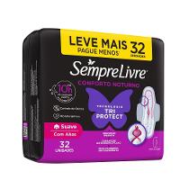 Absorvente Externo Nortuno Sempre Livre Adapt Plus Noite E Dia Suave 32un Leve Mais Pague Menos - 2