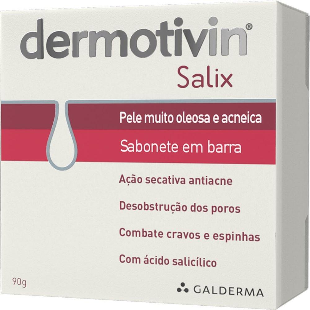 Sabonete Em Barra Dermotivin Salix Barra Pele Muito Oleosa E Acneica 90g - 1