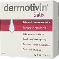 Sabonete Em Barra Dermotivin Salix Barra Pele Muito Oleosa E Acneica 90g - 1