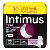 Absorvente Intimus Toda Protegida Noturno Cobertura Suave Com Abas 30 Unidades - 9