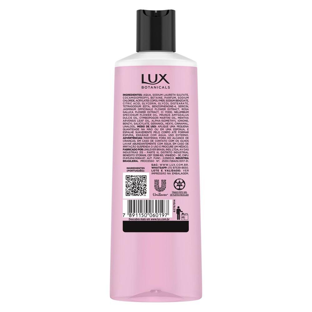 Sabonete Líquido Corporal Lux Botanicals Rosas Francesas 250ml - 3