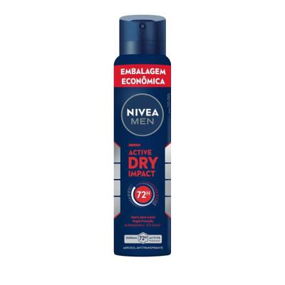 Desodorante Aerosol Nivea Dry Impact Masculino Promocional 200ml