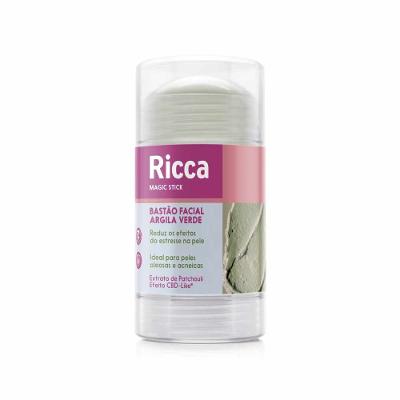 Bastão Facial Ricca Argila Verde 30g