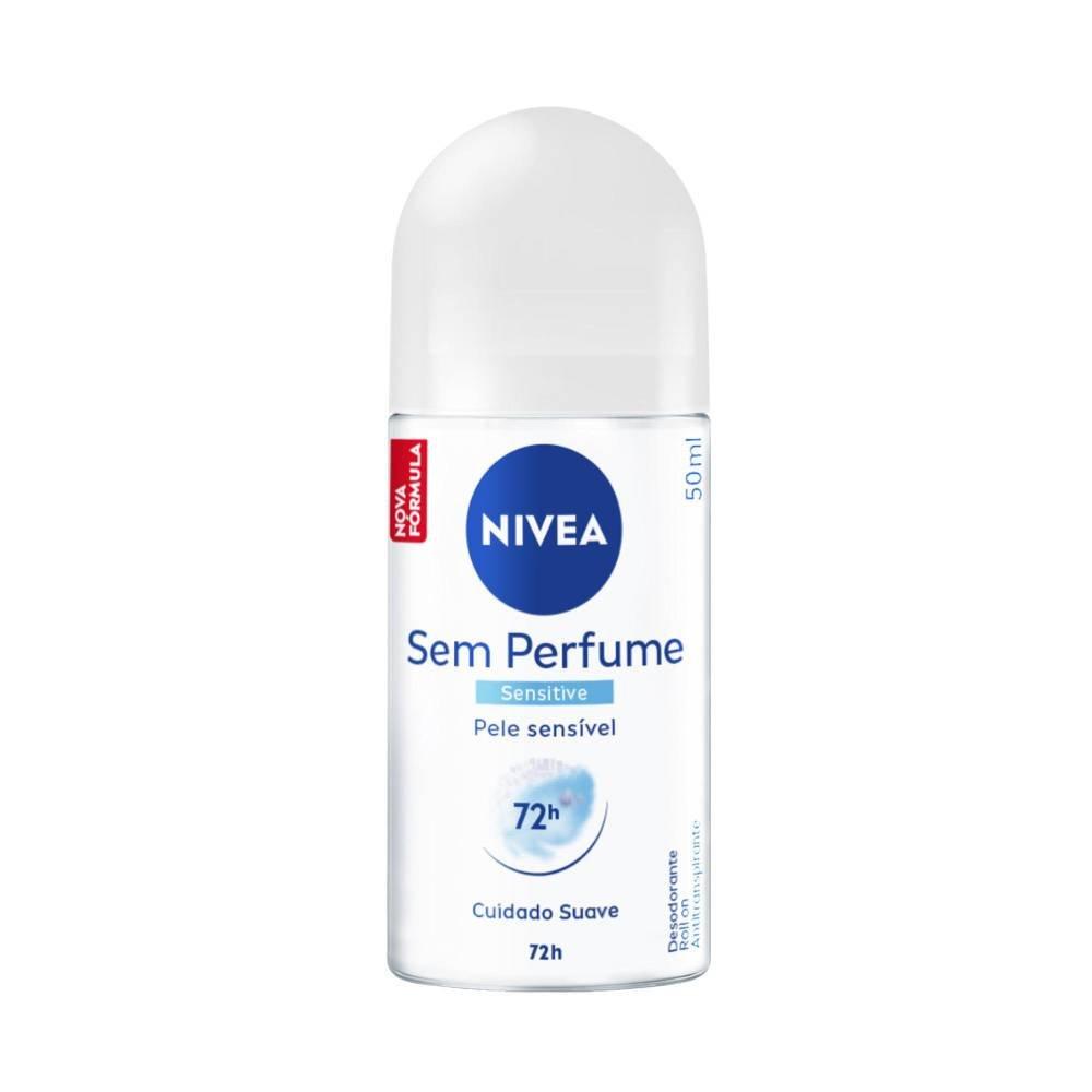 Desodorante Antitranspirante Roll-on Nivea Sem Perfume 50ml - 1
