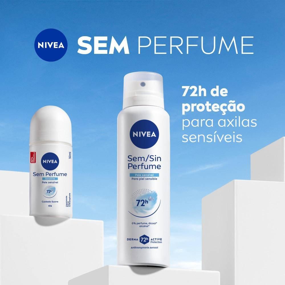 Desodorante Antitranspirante Roll-on Nivea Sem Perfume 50ml - 3