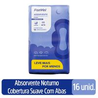 Absorvente Panvel Essencial Noturno Cobertura Suave C/ Abas 16 Unidades - 1