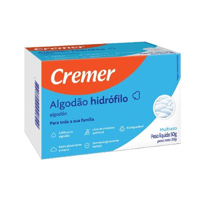 Algodão Cremer Caixa 50g