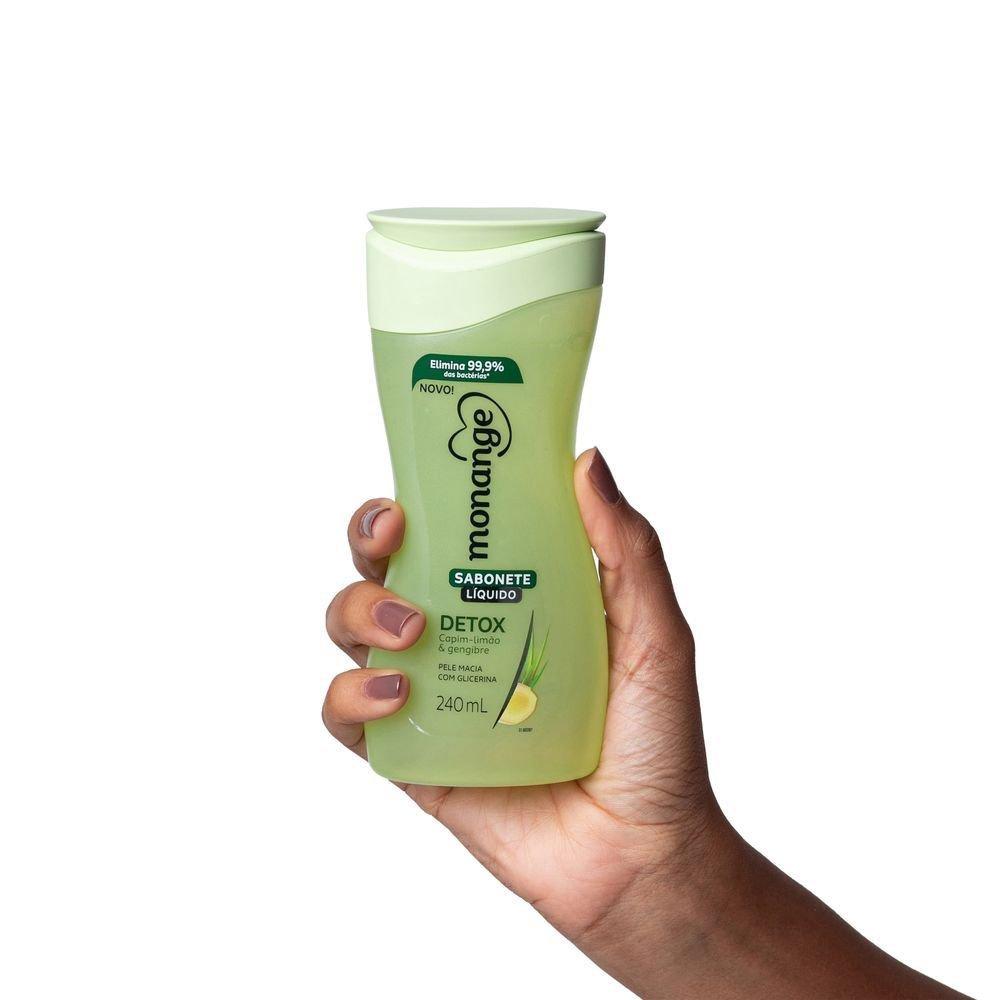Sabonete Liquido Monange Detox 240ml - 3